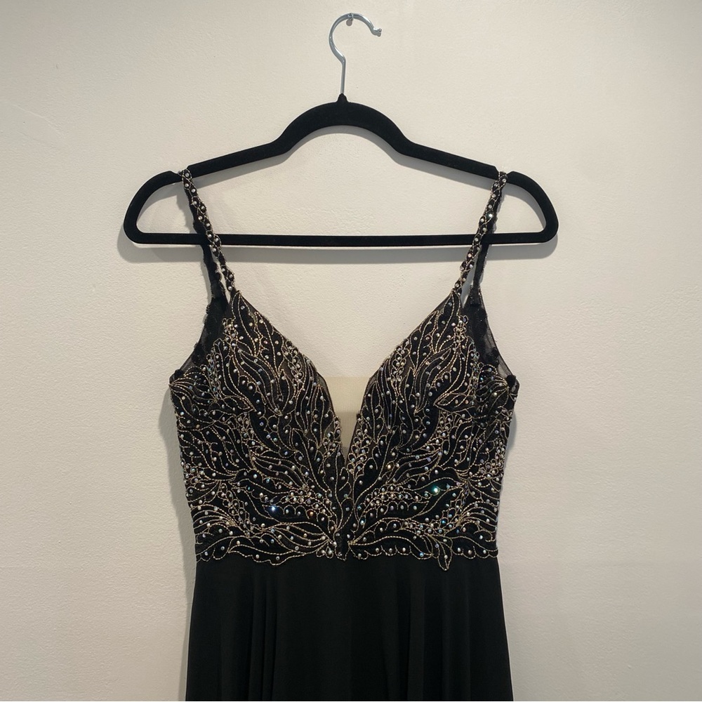 Black Tie Floor Length Gown